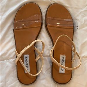 NWOT - Steve Madden Ariaa Clear Sandal - Size 8